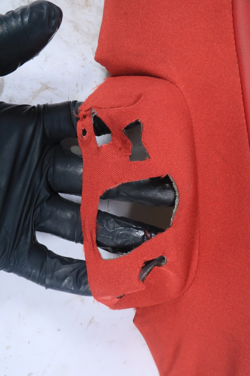 2018 - 2025 ALFA ROMEO STELVIO REAR LEFT SIDE SEAT UPPER CUSHION RED OEM