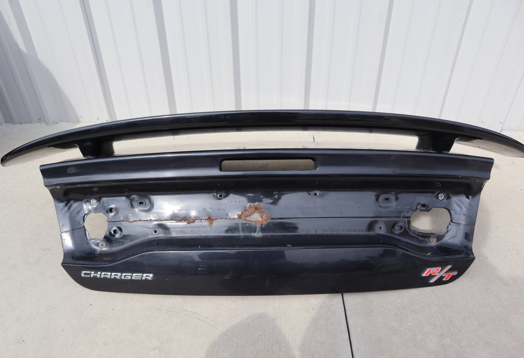 2011-2014 DODGE CHARGER REAR TRUNK DECK LID TAILGATE SPOILER BLACK OEM