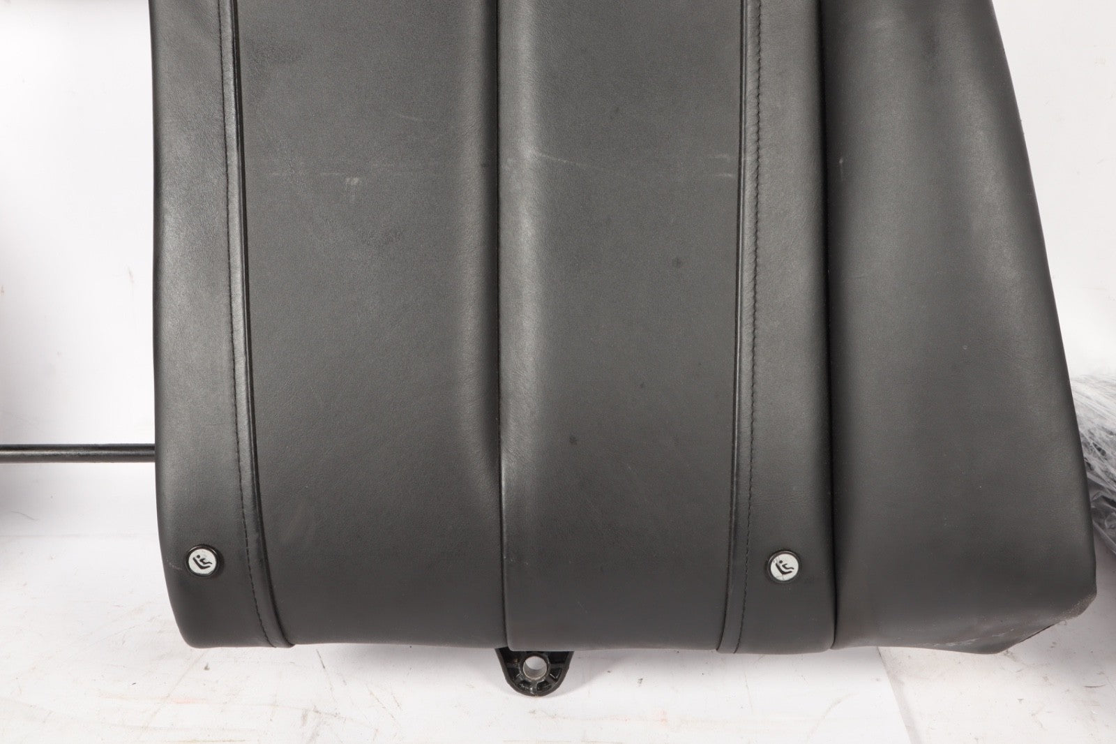 12-18 BMW 650i 640i 535i Rear Seat Cushion Leather Top Upper Black OEM