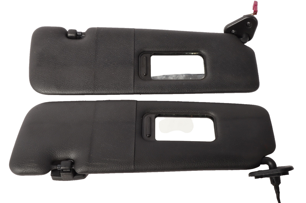 2012-2018 BMW 650I Gran Coupe Front Side Sun Visor Black Set OEM 1010232400
