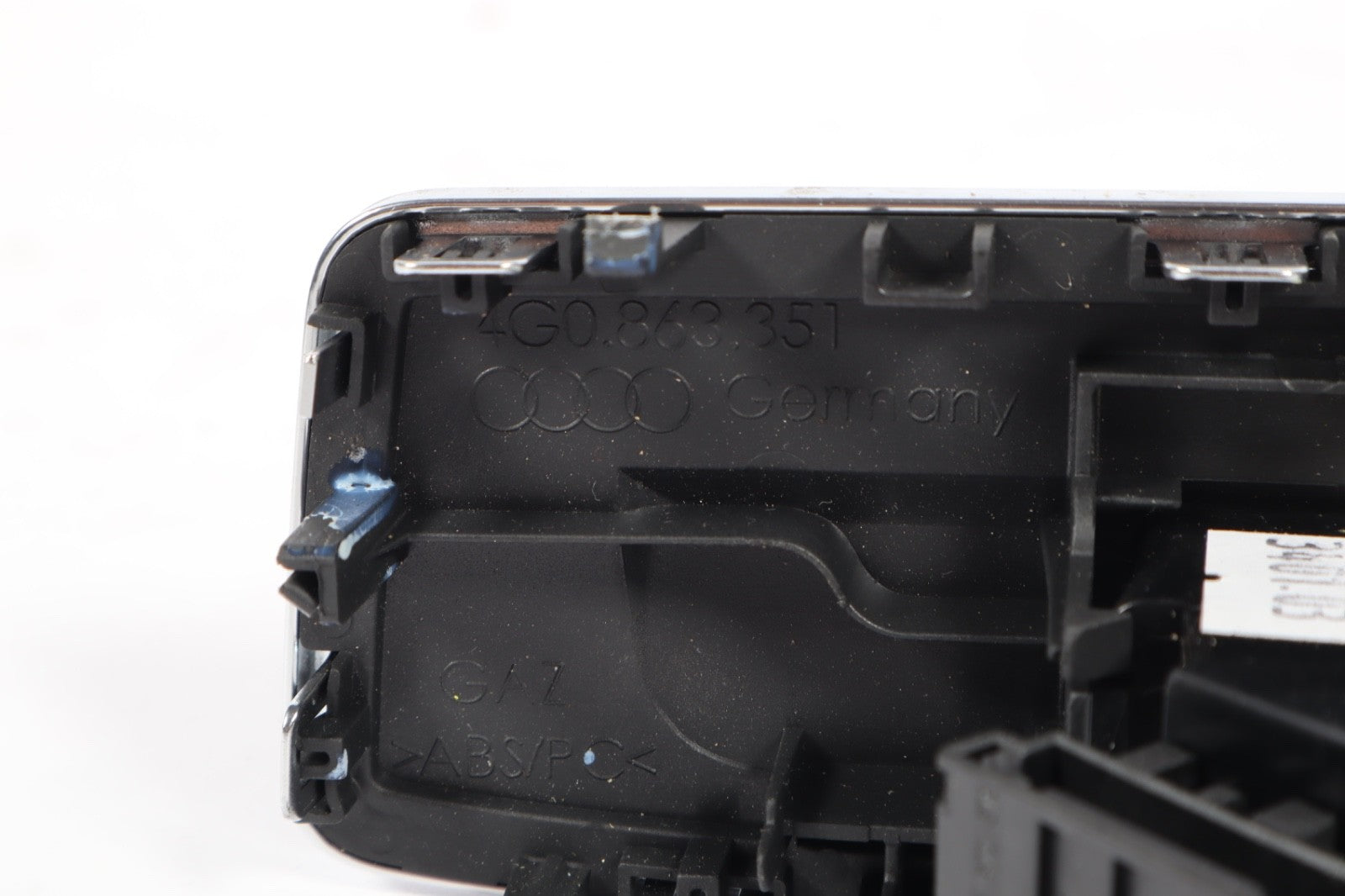 2012-2018 AUDI A7 S6 REAR A/C Console Switch TRIM 4G0863351 OEM