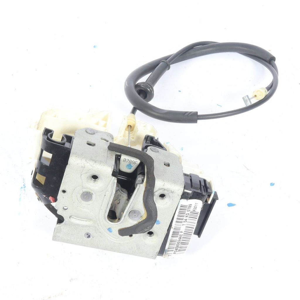 2017 DODGE CARAVAN RIGHT FRONT DOOR LOCK LATCH ACTUATOR BRACKET OEM P04589694AE