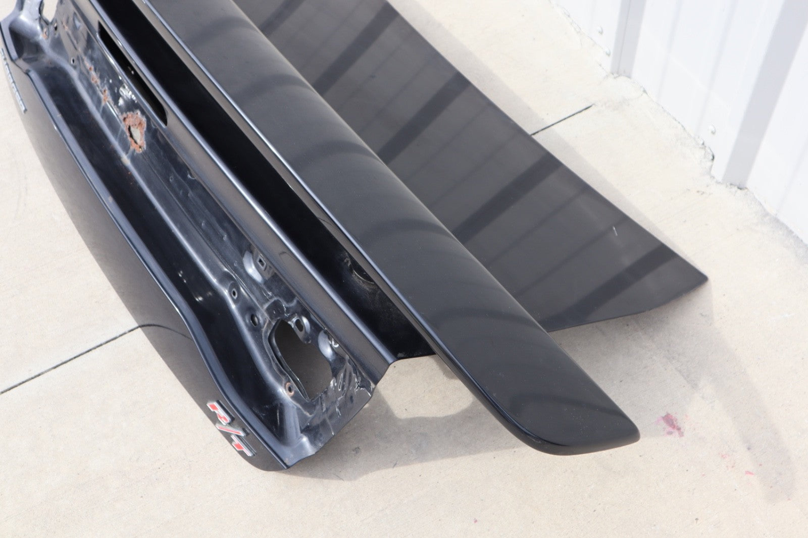 2011-2014 DODGE CHARGER REAR TRUNK DECK LID TAILGATE SPOILER BLACK OEM