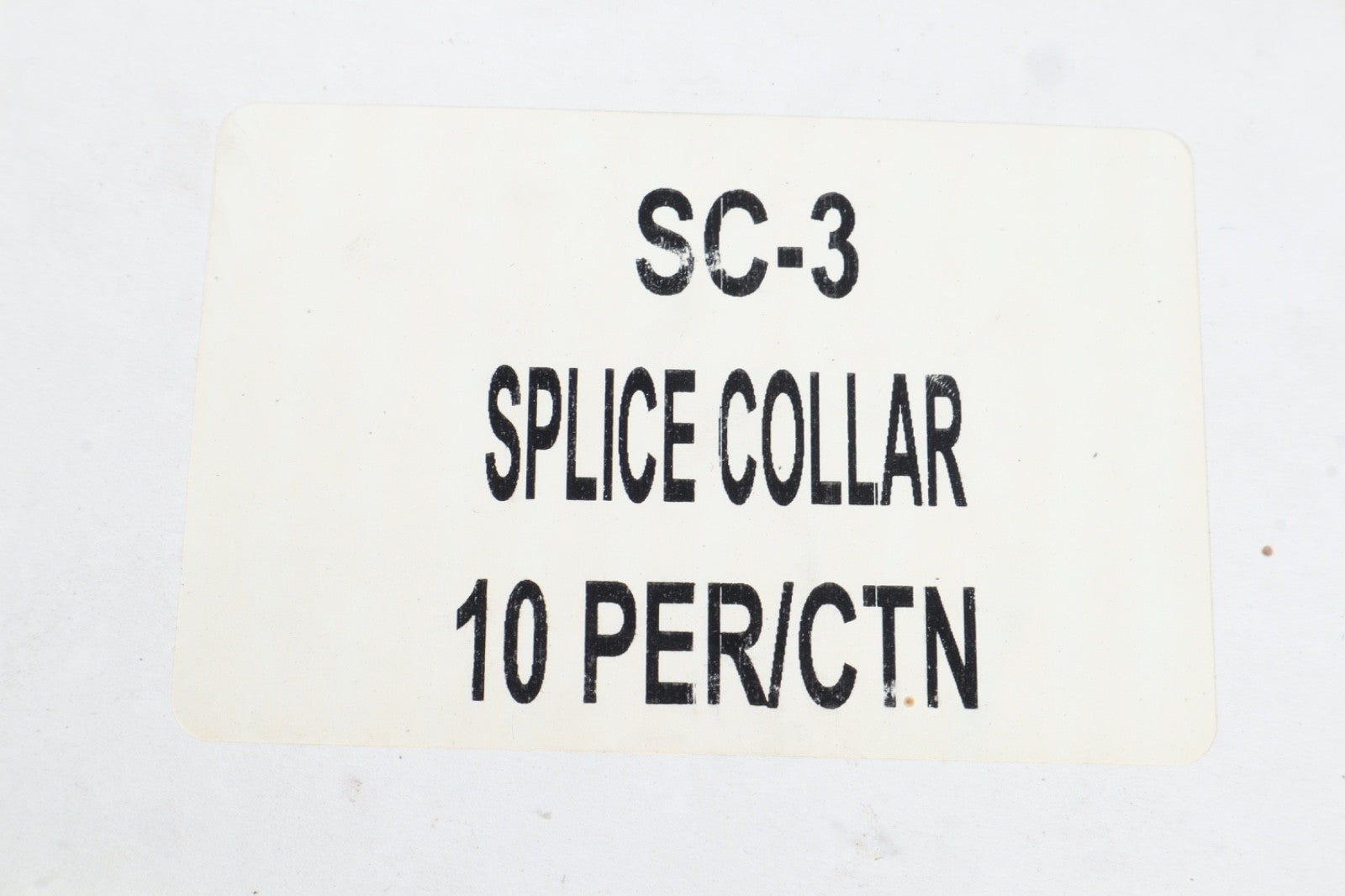 Western Product Of Indiana Sc-3 Round Track Splice Collar