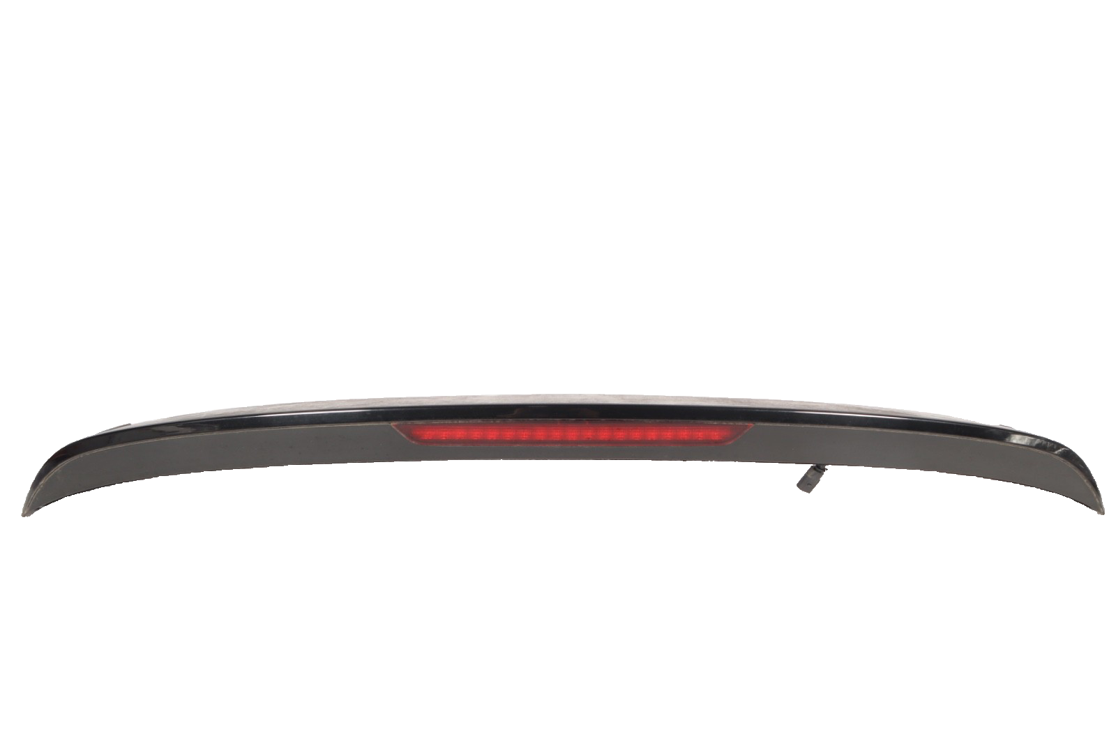 2007-2015 AUDI Q7 REAR SPOILER WING w/ 3rd THIRD BRAKE LIGHT LAMP Black OEM