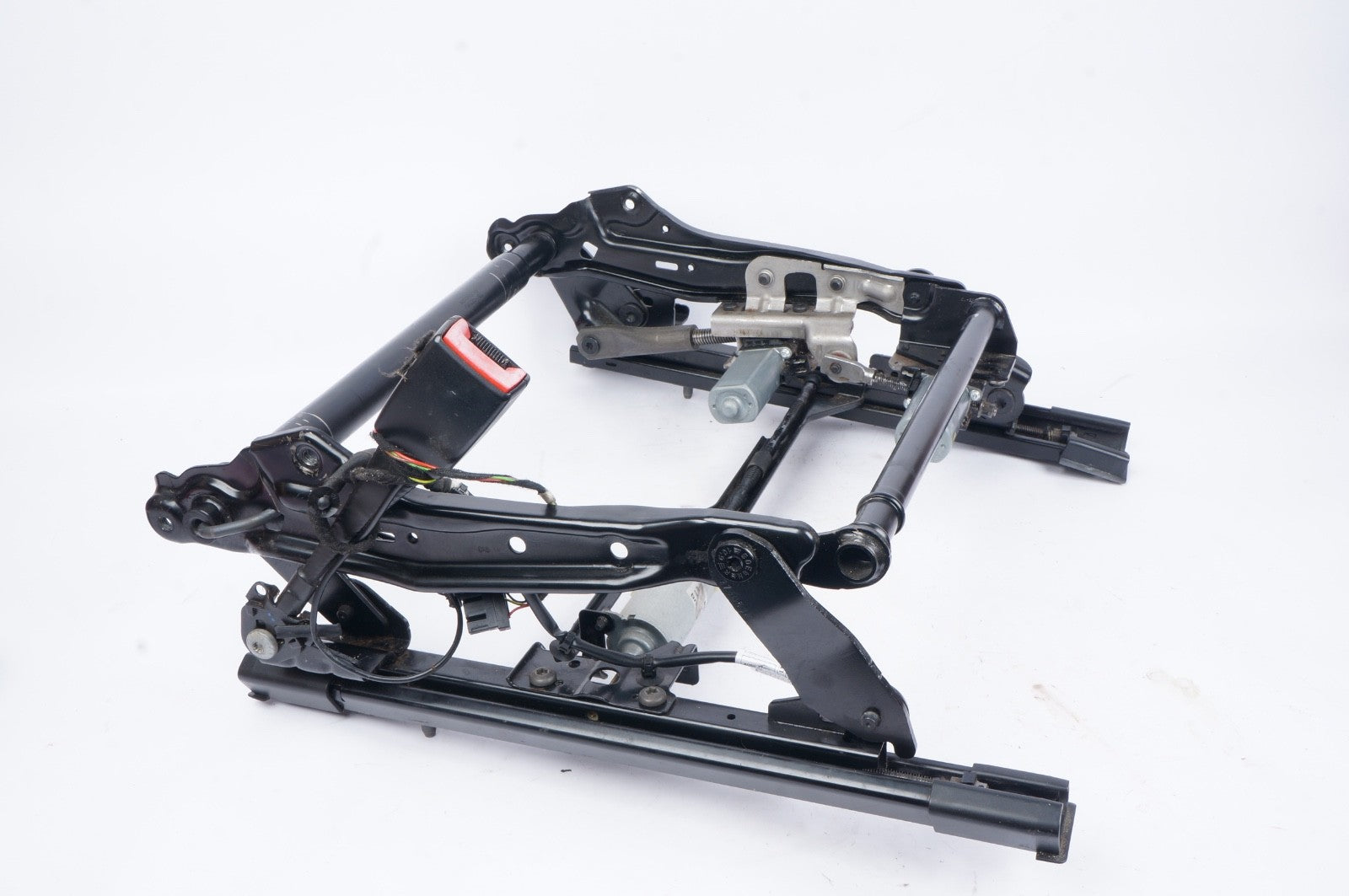 2012 - 2018 AUDI A6 A7 FRONT LEFT SIDE LOWER POWER SEAT TRACK FRAME W/ MOTOR OEM