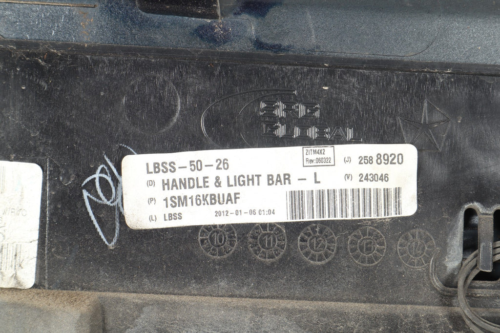 2011-18 DODGE GRAND CARAVAN BLACK REAR TAIL GATE TRIM MOLDING PANEL OEM 2588920