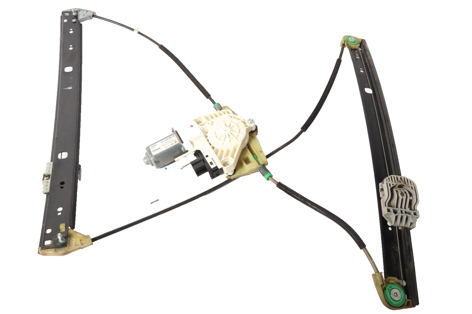 2007-2015 AUDI Q7 4L Front Left Door Window Motor Unit w/tracks 4L0959801B OEM