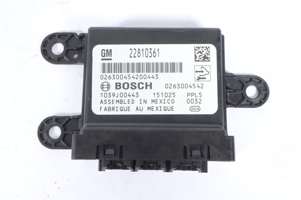 2016 BUICK CASCADA PARKING CONTROL MODULE OEM 22810361