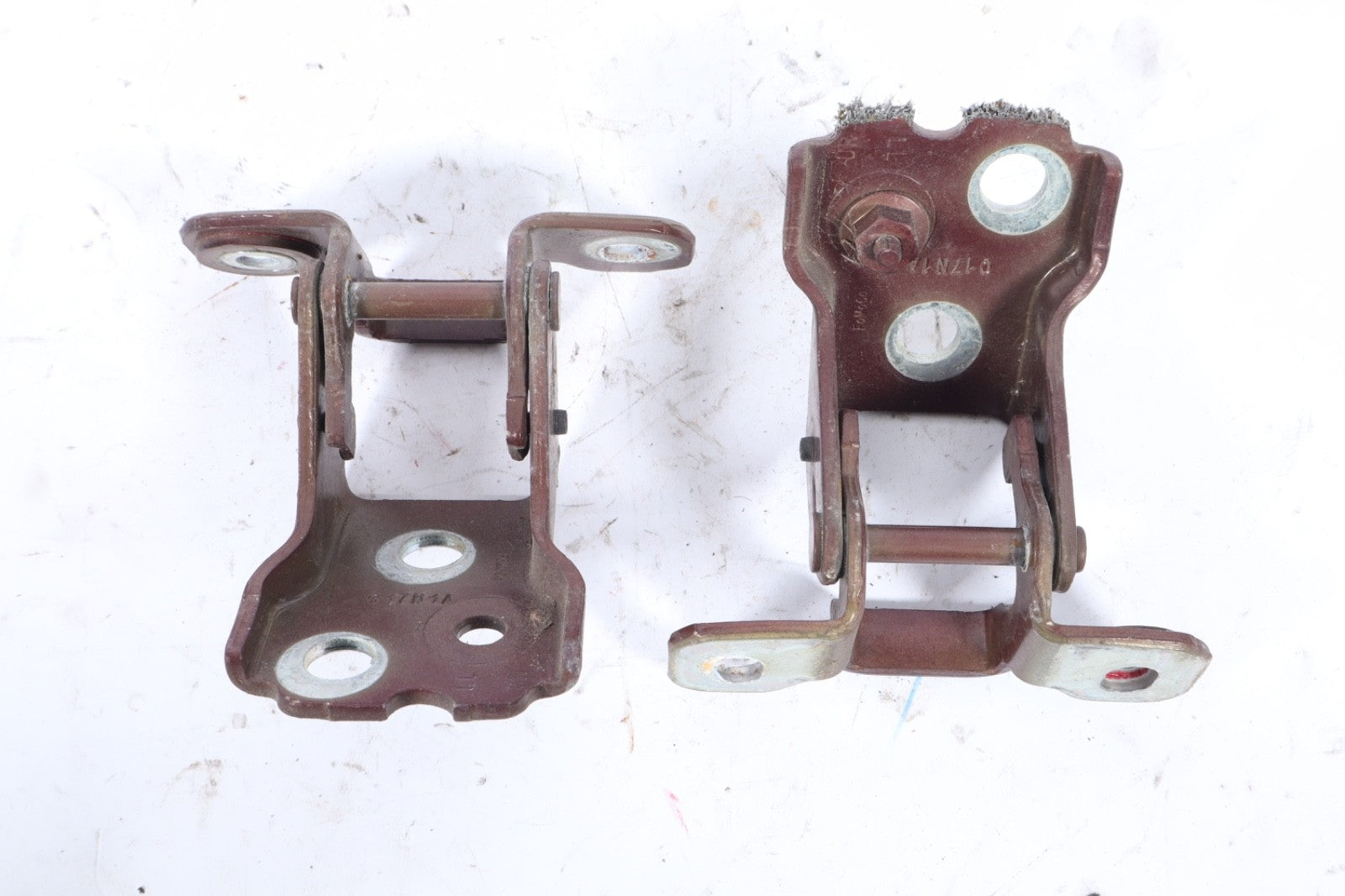 2010-2012 Ford Taurus Front Left Side Upper Lower Door Hinge Pair Set OEM