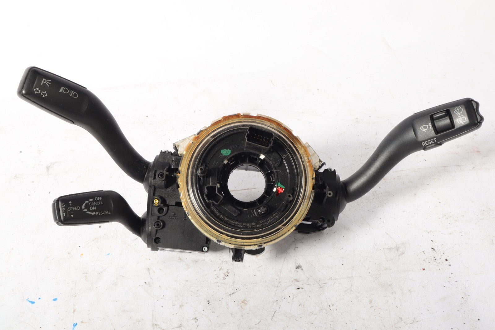 09-15 AUDI Q7 4L STEERING COLUMN BLINKER WIPER ADAPTIVE CRUISE SWITCH OEM