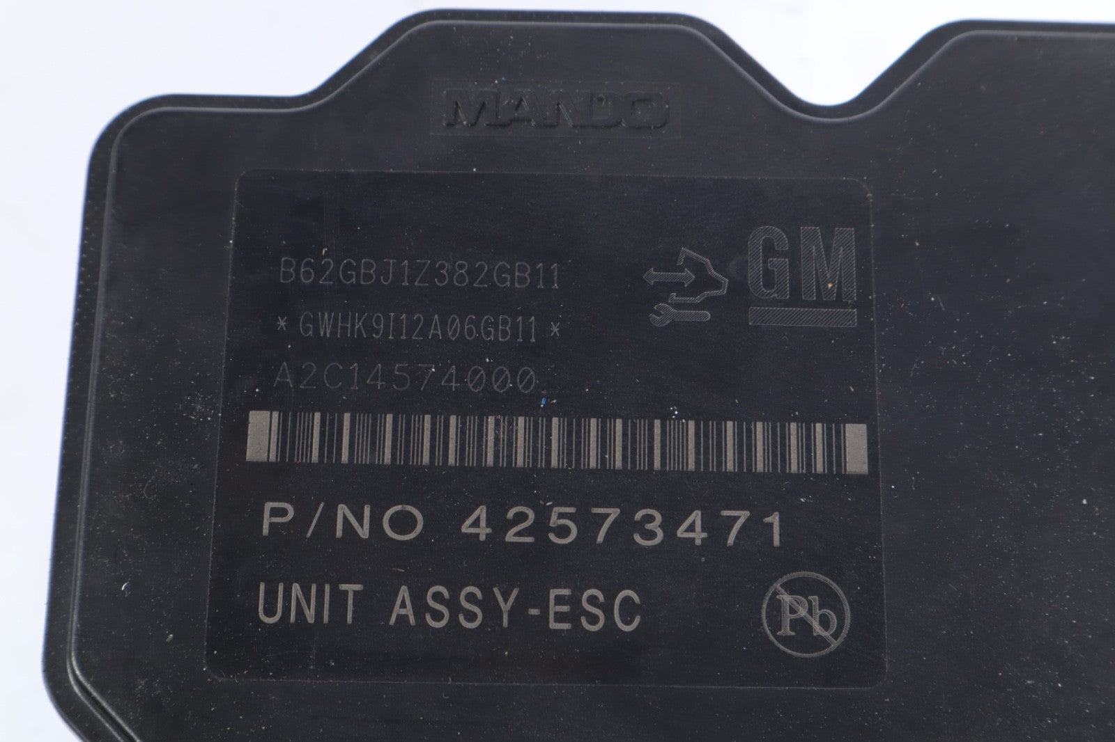 2017-2020 CHEVROLET SONIC ABS ANTI-LOCK BRAKE MODULE ASSEMBLY OEM 42573471