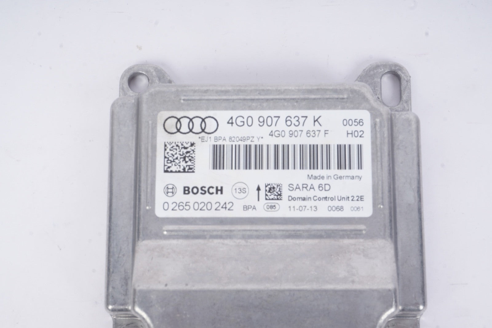 2012-2015 AUDI A6 A7 YAW CONTROL COMPUTER MODULE 4G0907637K OEM