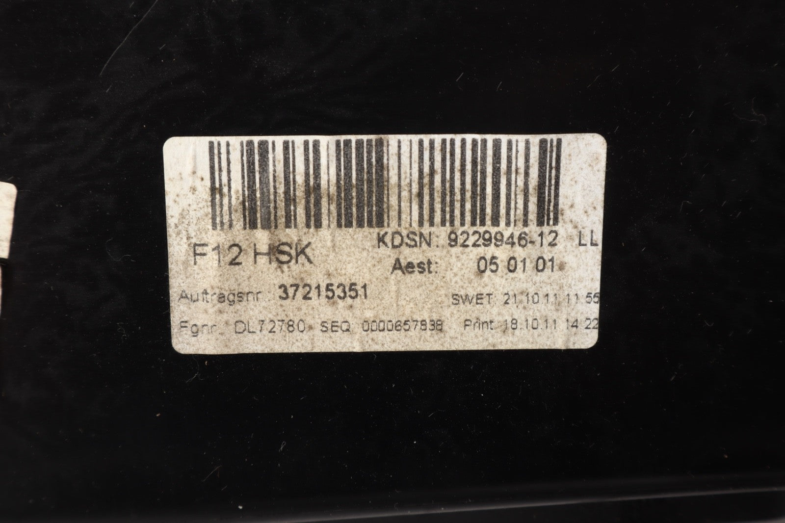 2009 - 2018 BMW 650i 640i M6 DASH DASHBOARD GLOVE BOX STORAGE COMPARTMENT OEM
