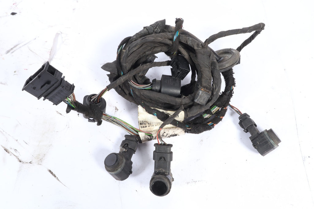 2009-2017 AUDI Q5 REAR BUMPER WIRING HARNESS WITH SENSORS OEM 8R0971104E