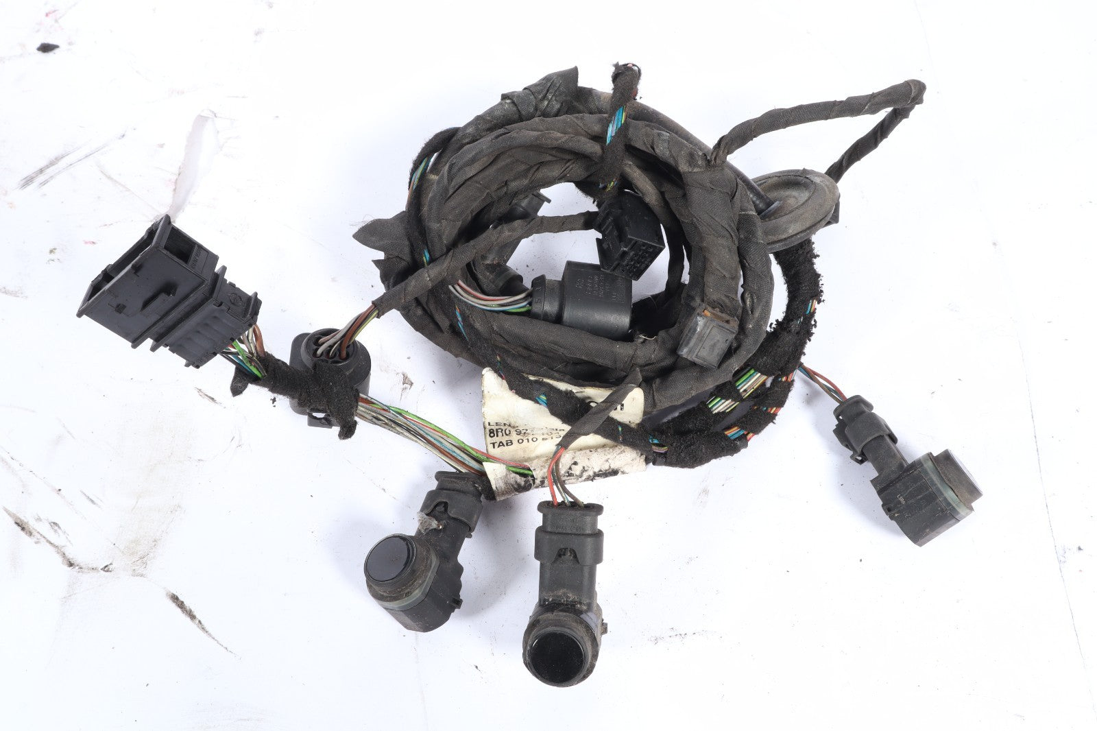 2009-2017 AUDI Q5 REAR BUMPER WIRING HARNESS WITH SENSORS OEM 8R0971104E