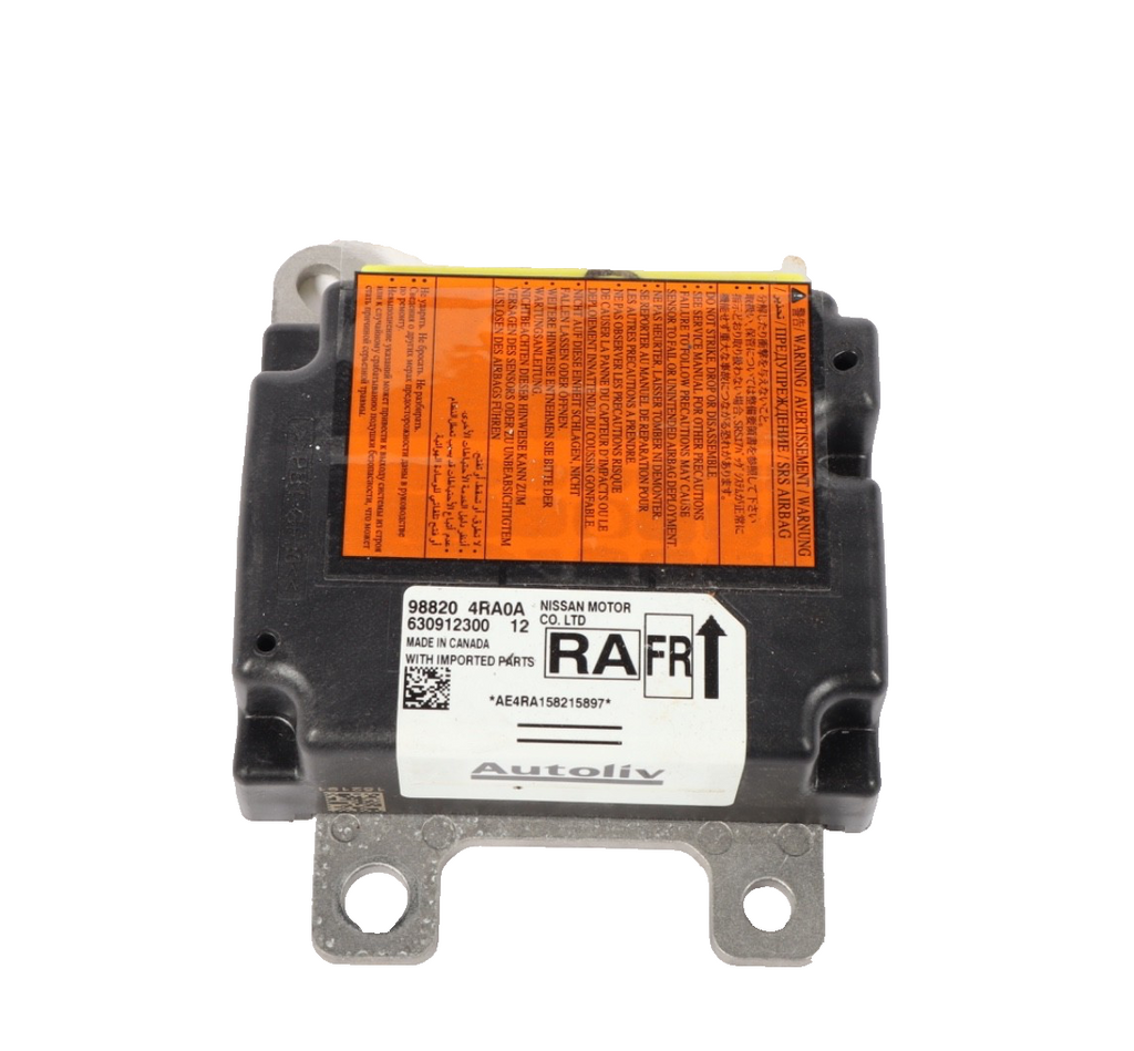 2016 NISSAN MAXIMA 3.5L SRS Computer Control Module 98820-4RA0A OEM