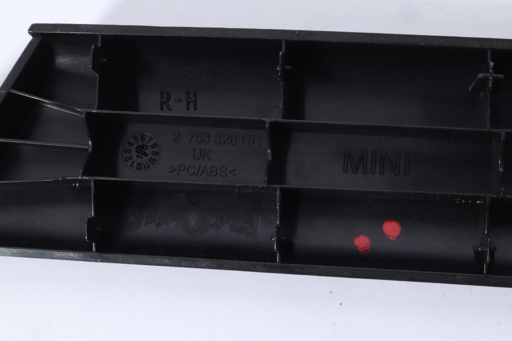 2011 MINI COOPER R56 R57 R58 R59 FRONT LEFT DOOR HANDLE TRIM BLACK 2753326