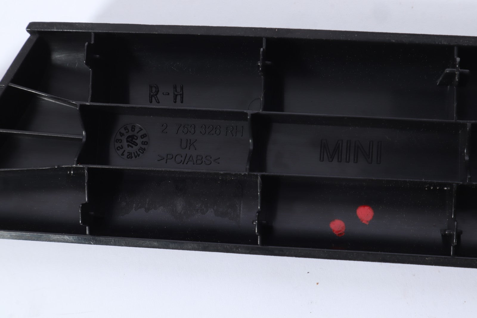2011 MINI COOPER R56 R57 R58 R59 FRONT LEFT DOOR HANDLE TRIM BLACK 2753326