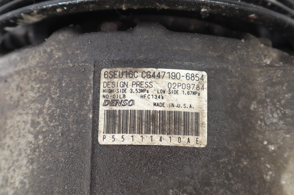 2007-2020 CHRYSLER 200  AC COMPRESSOR WITHOUT REAR AC OEM