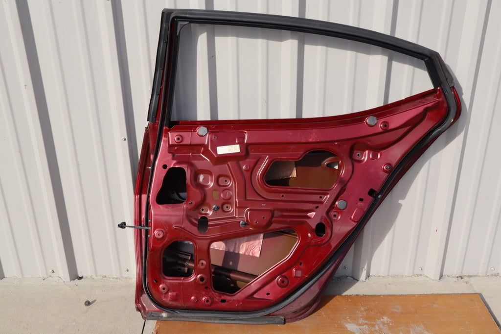 2016-2019 NISSAN MAXIMA REAR RIGHT SIDE DOOR SHELL COVER RED METALLIC OEM