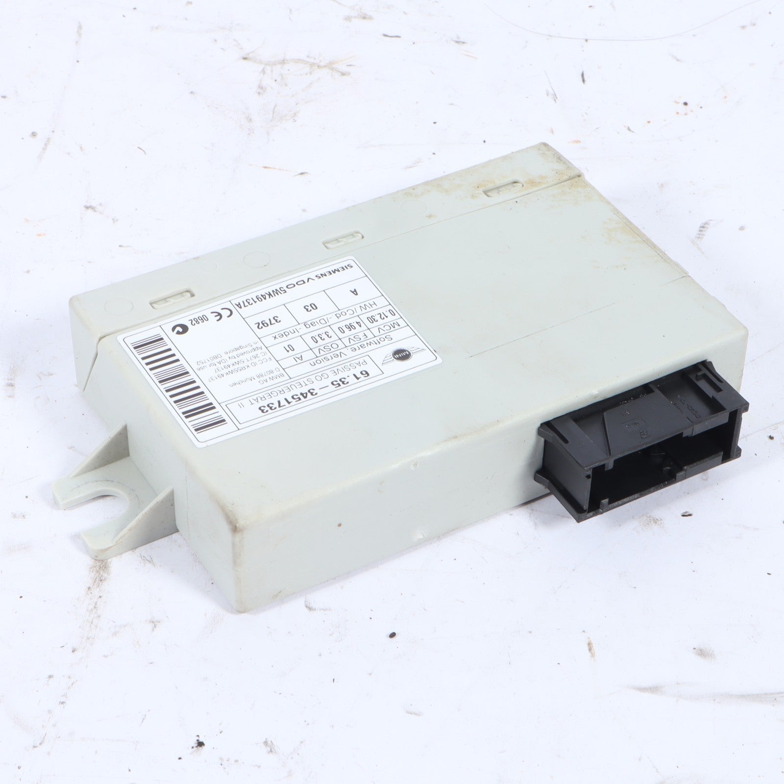 2007-2015 MINI COOPER THEFT LOCKING CONTROL MODULE OEM 3451733