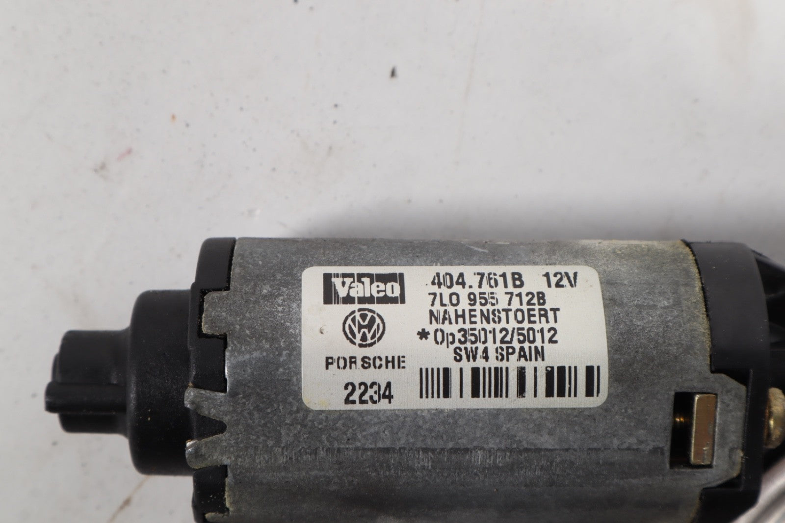 03-10 Porsche Cayenne 955 957 Rear Tailgate Window Wiper Motor 7L0955712B OEM