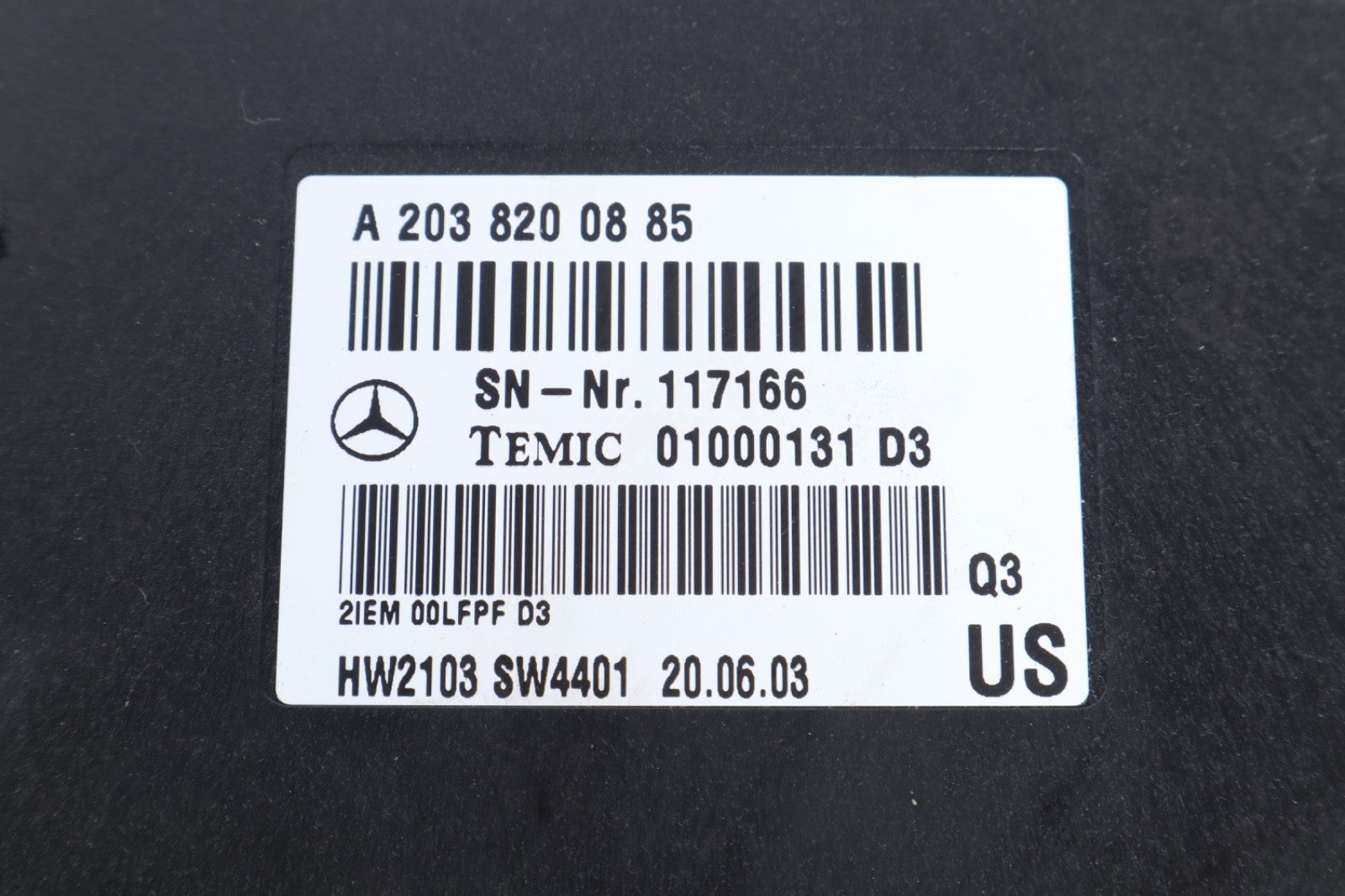 2001 - 2004 Mercedes SLK320 Voice Control Module OEM