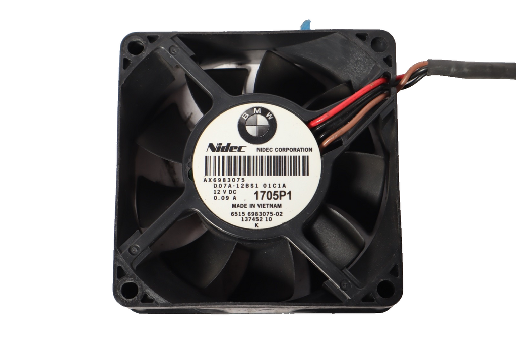 12-18 BMW F12 F13 640i 650i Amplifier Amp Cooling Fan 6515 6983075-02 Oem