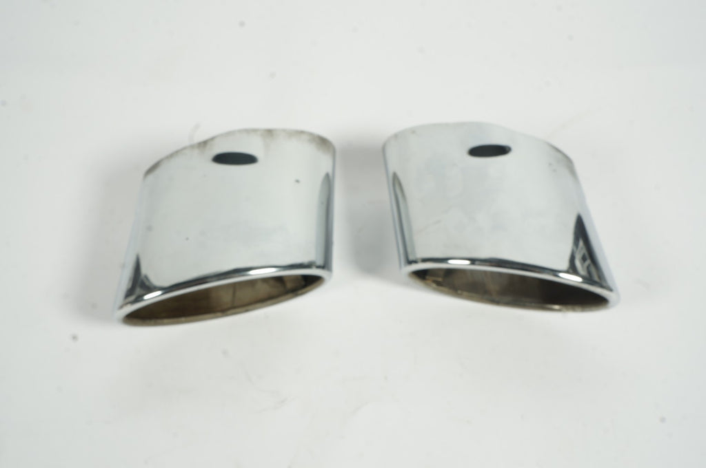 2005-2011 MERCEDES SLK280 SLK350 REAR LEFT & RIGHT EXHAUST TIPS CHROME PAIR USED