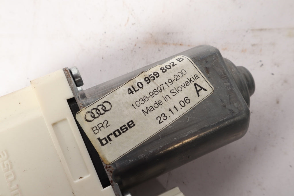 2007-2015 AUDI Q7 4L Front Right Door Window Motor Unit w/tracks 4L0959801B OEM
